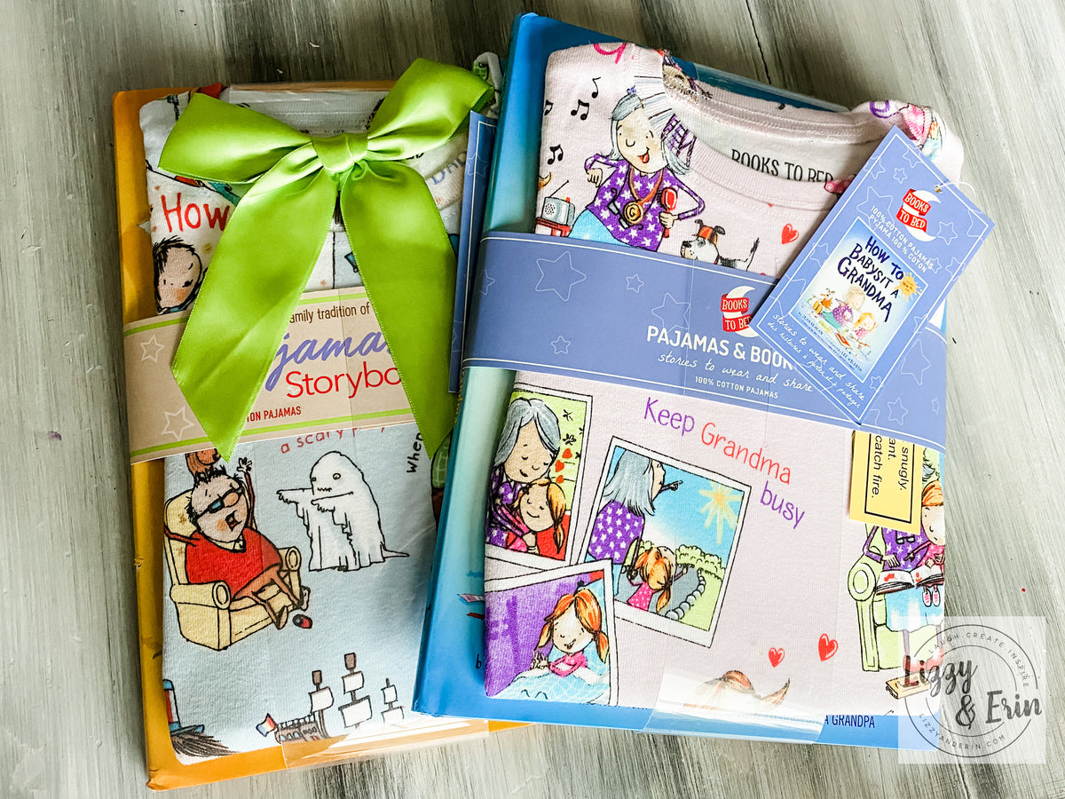 Pajamas And Storybook Set lizzyanderindesigns