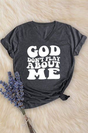 2024 Hickabilly Homecoming - God Don't Play About Me Graphic Tee PLUS SIZE