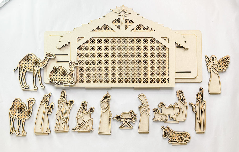 Woodshop - Large Nativity Scene