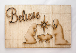 Woodshop - "Believe" insert