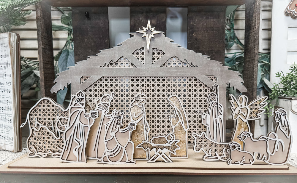 Woodshop - Large Nativity Scene