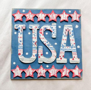 Woodshop - USA Sign