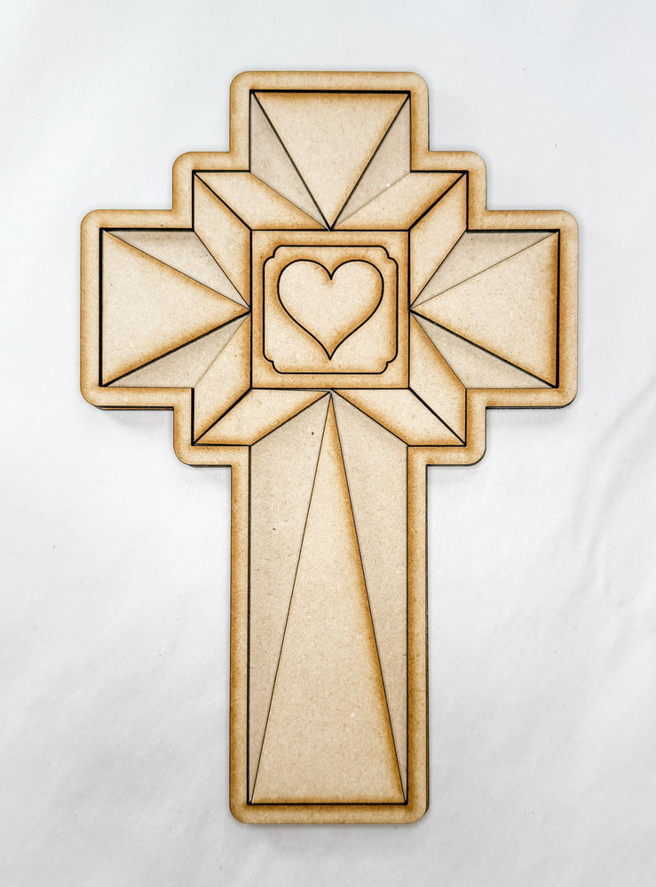 Woodshop - Barn Quilt Style Cross