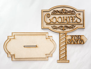 Woodshop - Cookies for Santa Sign