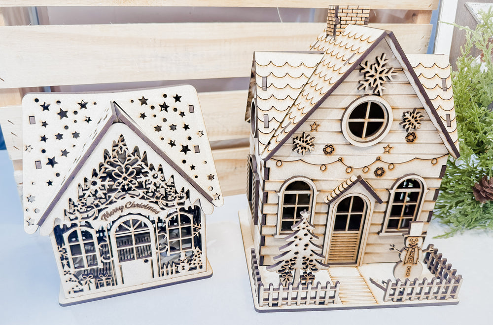 Woodshop - Decorative 3D House