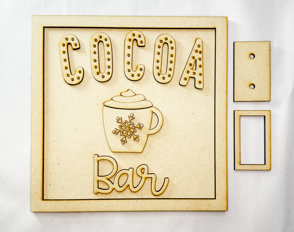 Woodshop - Cocoa Bar Sign