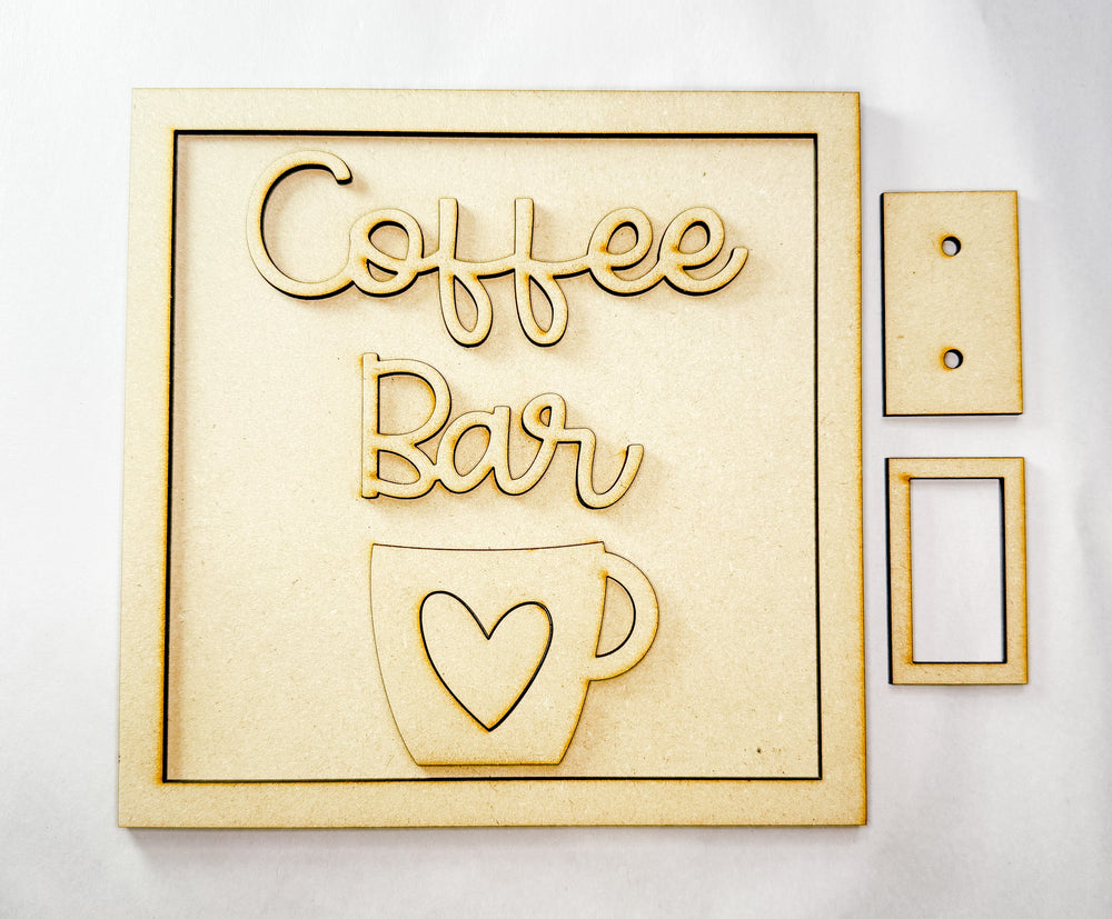 Woodshop - Coffee Bar Sign