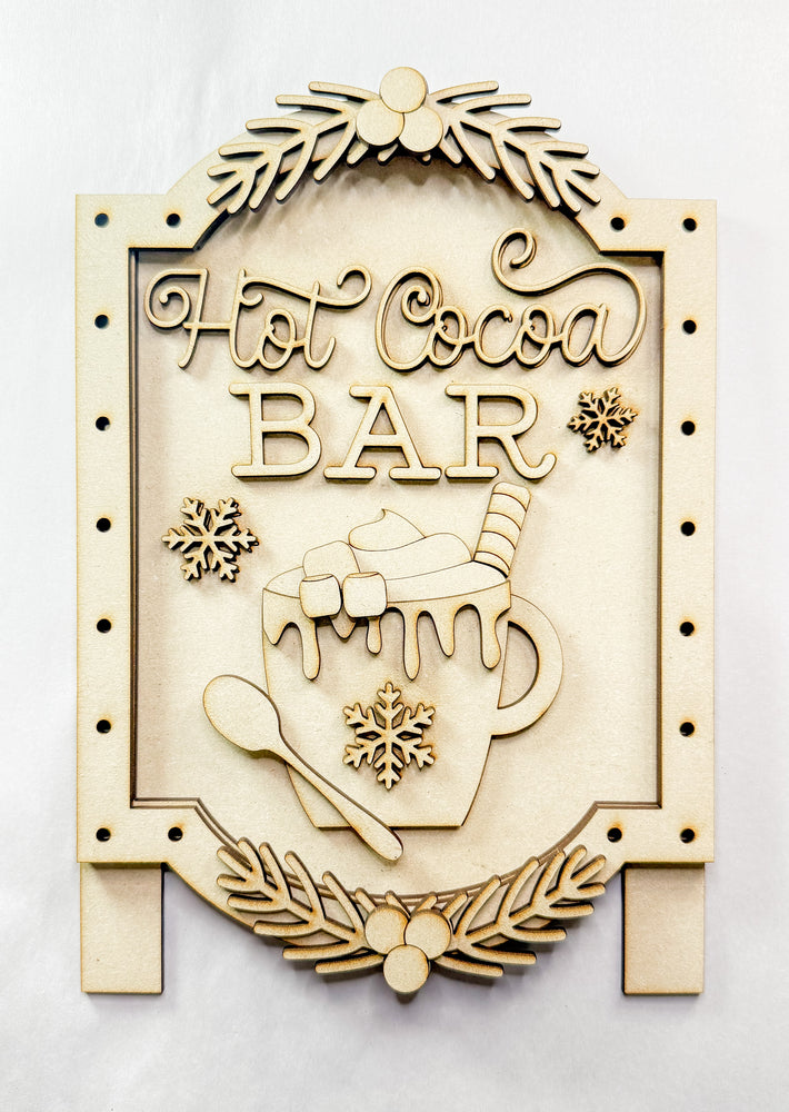 Woodshop - Light-Up Cocoa Bar Easel