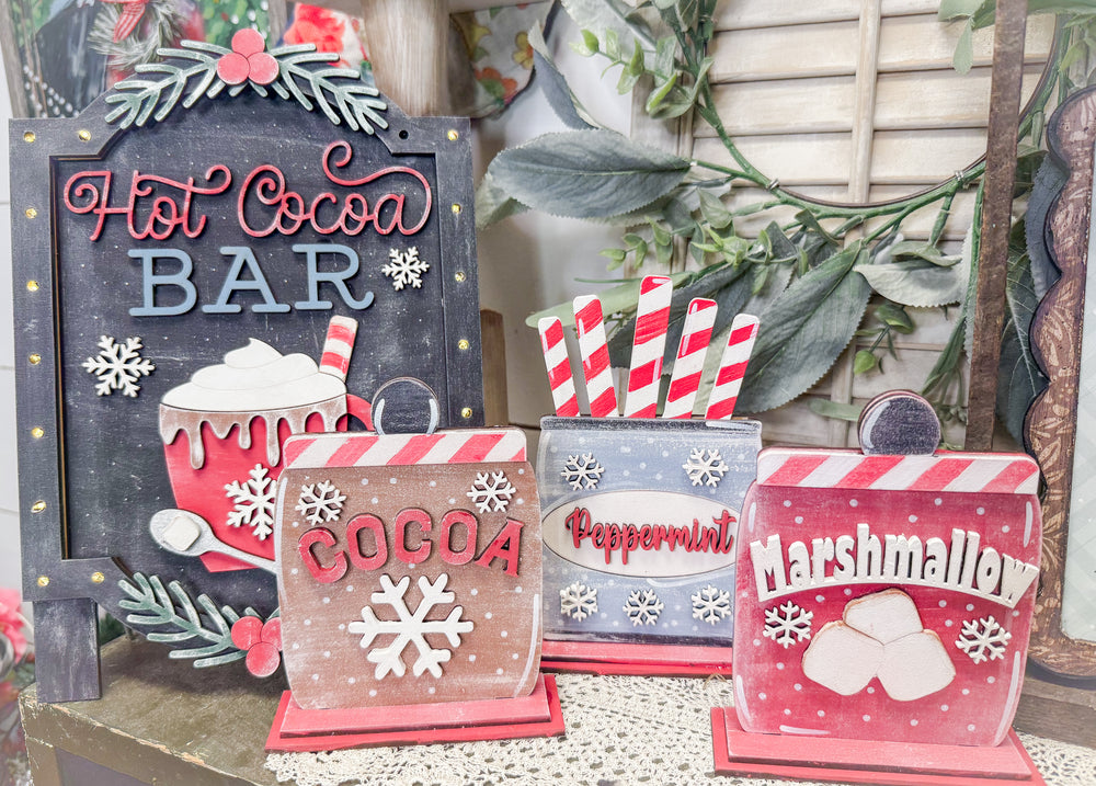 Woodshop - Light-Up Cocoa Bar Easel