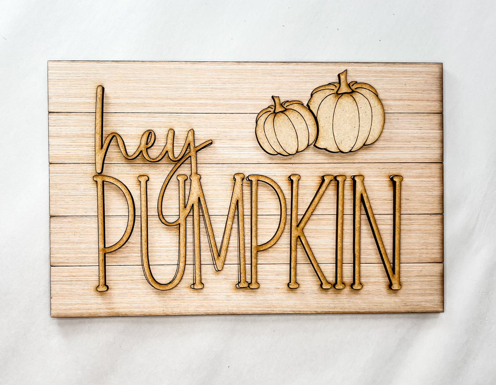 Woodshop - "Hey Pumpkin" Insert