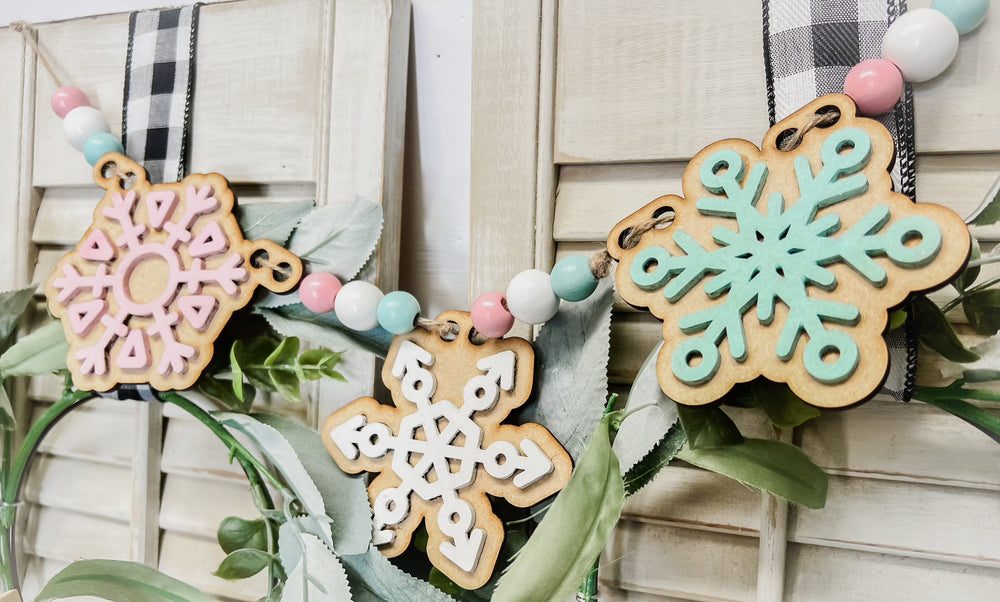 Woodshop - Snowflake Garland