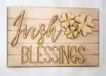 Woodshop - "Irish Blessings" insert