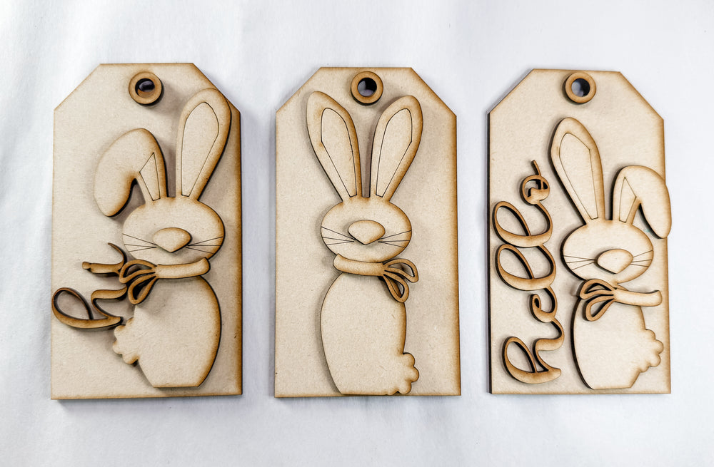 Woodshop - Bunny Tags