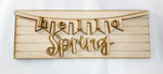 Woodshop - "Hello Spring" Toolbox insert