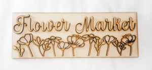 Woodshop - "Flower Market" Toolbox insert