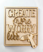 Woodshop - Create More Sign
