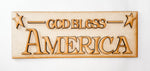 Woodshop - "God Bless America" Toolbox insert