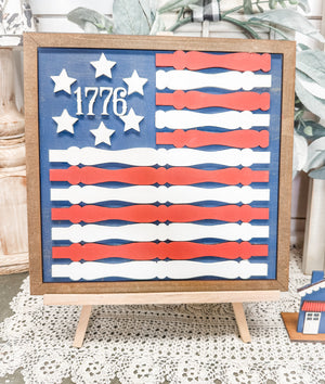 Woodshop -Spindle Flag