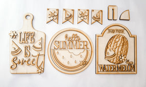 Woodshop - Sweet Summertime Bench Set