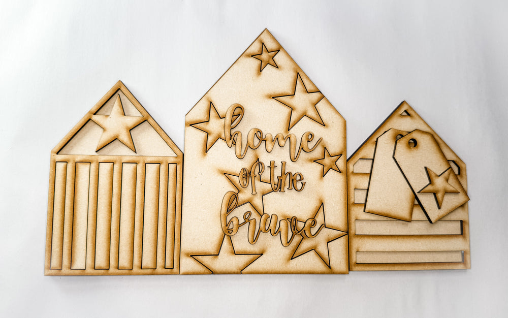 Woodshop -Patriotic Houses