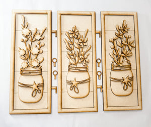 Woodshop -Flower Jars Tri-Fold