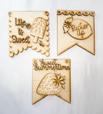 Woodshop -3pk Summer Pennets