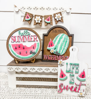 Woodshop - Sweet Summertime Bench Set