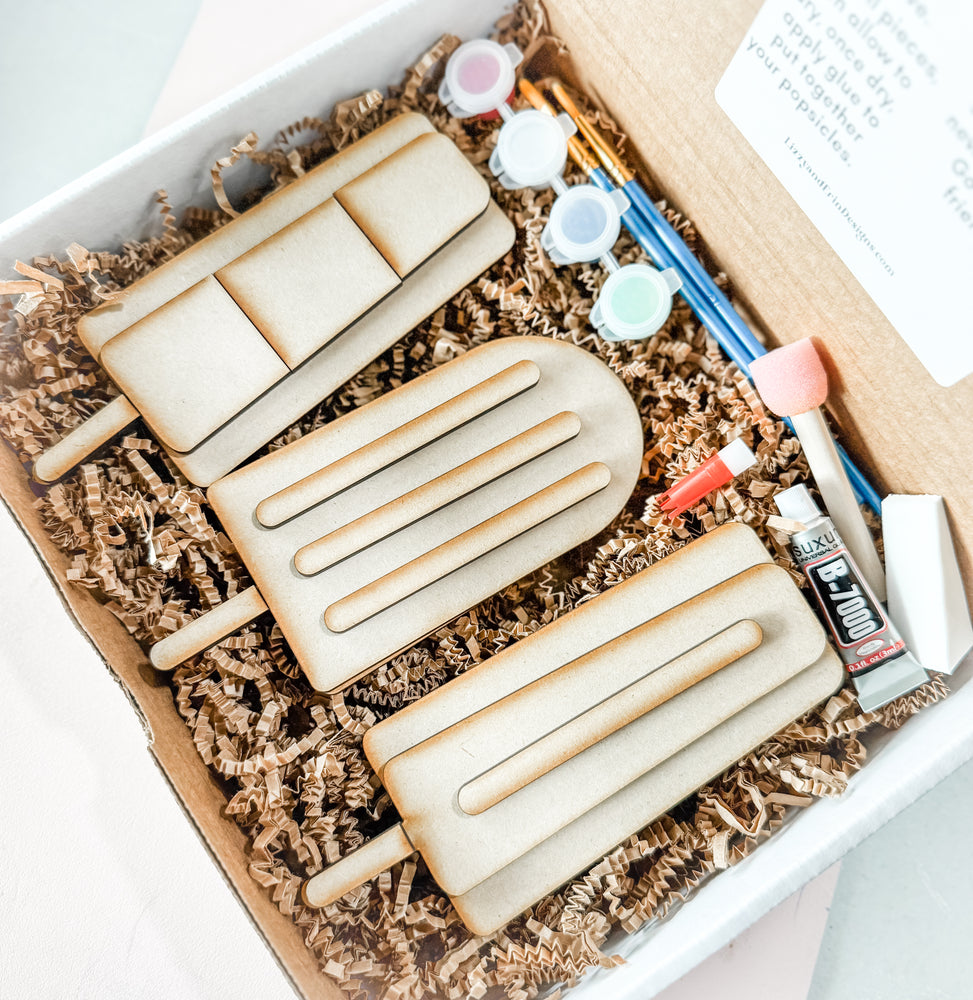 Woodshop - Kids Popsicle DIY Kit