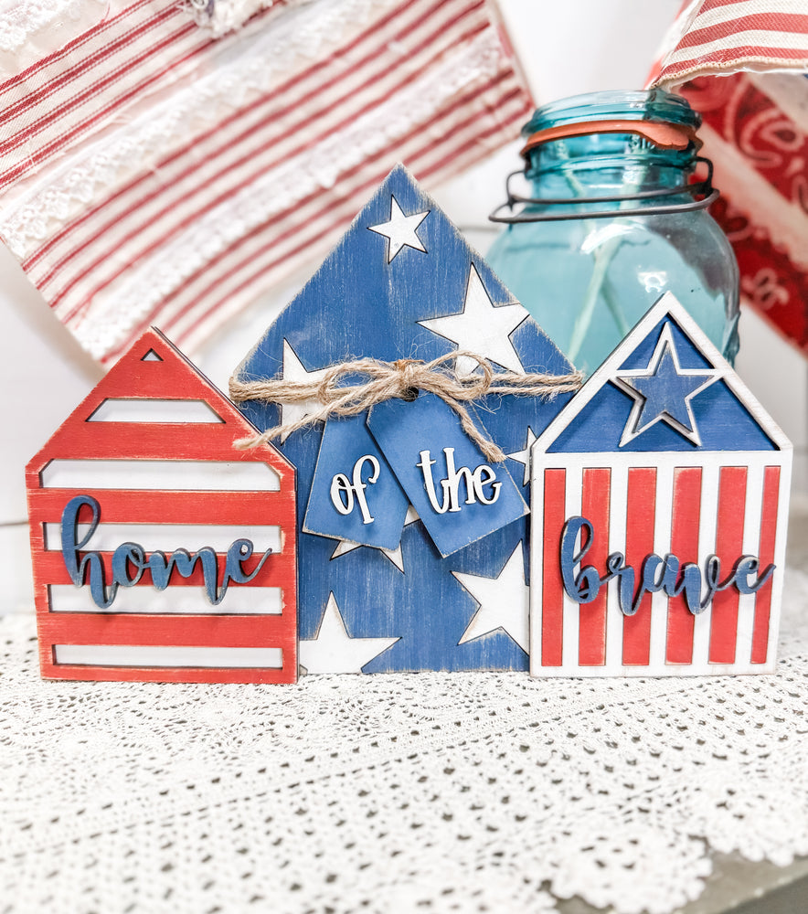 Woodshop -Patriotic Houses