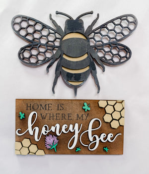 Woodshop - Interchangeable Leaner "Honey Bee" Insert