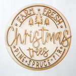 Woodshop - Farm Fresh Trees Door Hanger