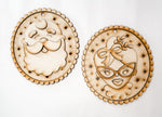 Woodshop - Mr and Mrs Claus Ornament Dou