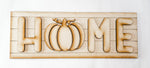 Woodshop - "Home" pumpkin Toolbox insert