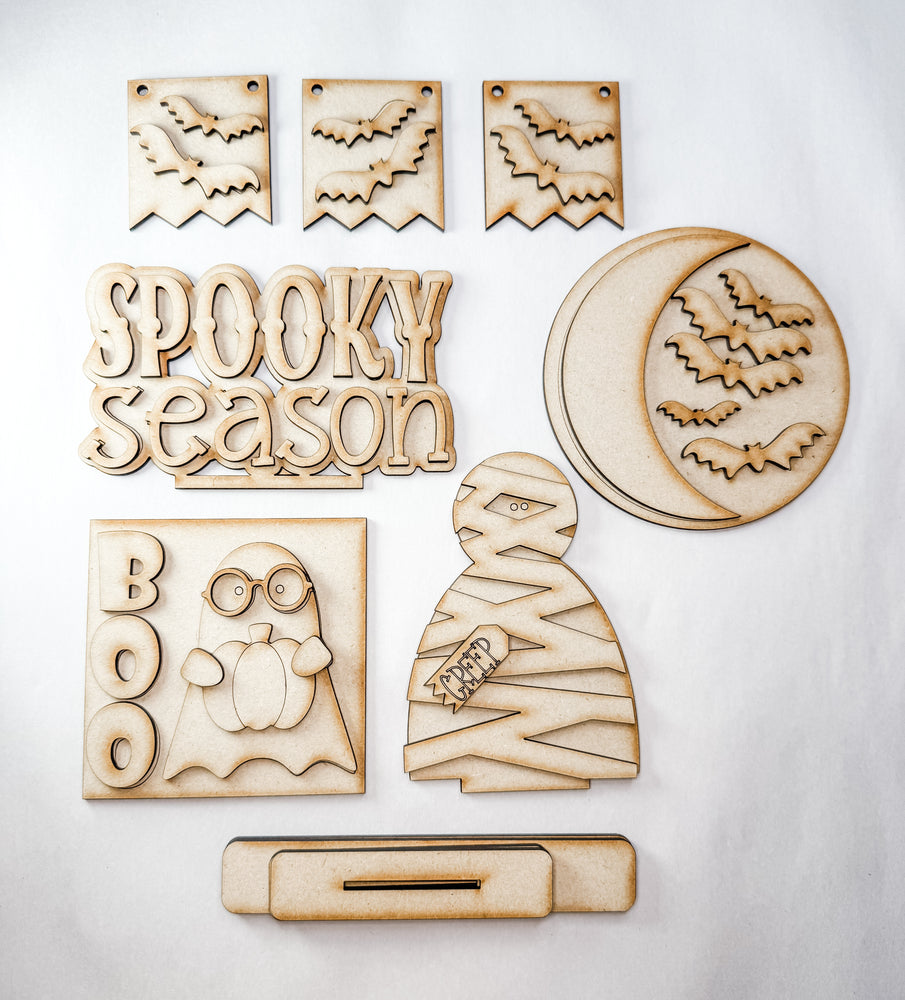 Woodshop - Spooky Season Bench Set