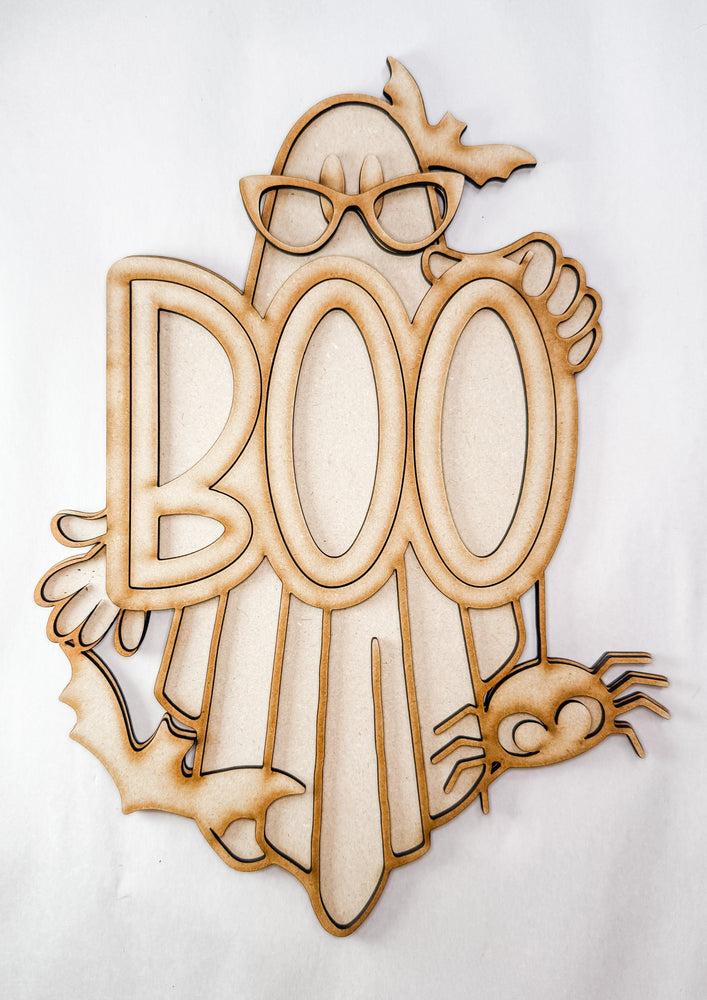 Woodshop -Nerdy Ghost Door Hanger