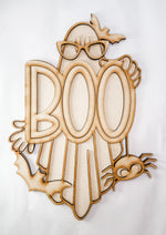 Woodshop -Nerdy Ghost Door Hanger