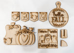 Woodshop - Pumpkin Bench Set