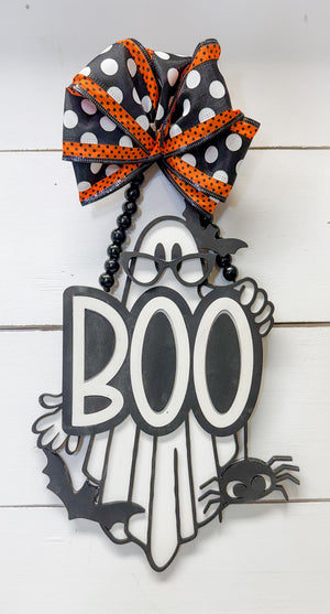 Woodshop -Nerdy Ghost Door Hanger