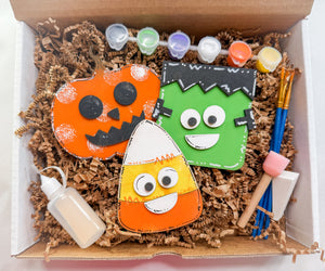 Woodshop - Kids Halloween 3pk Characters Craft Kit