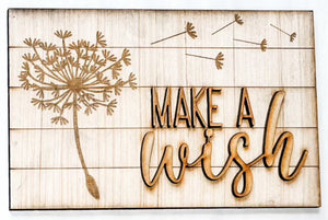 Woodshop - "Make a Wish" insert
