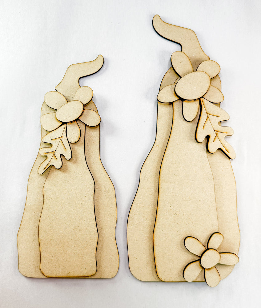 Woodshop - Rustic Style Pumpkin Pair
