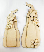 Woodshop - Rustic Style Pumpkin Pair
