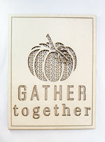 Woodshop - "Gather Together" Silhouette Wall Art