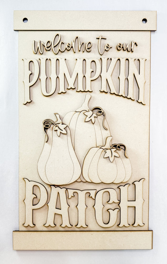 Woodshop - "Pumpkin Patch" Sign