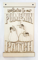 Woodshop - "Pumpkin Patch" Sign