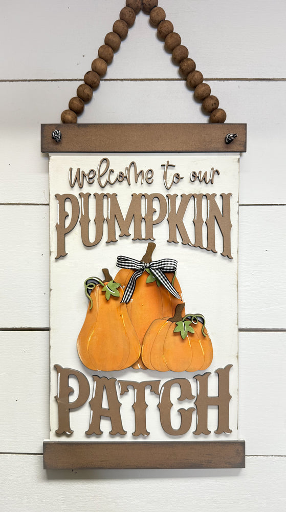 Woodshop - "Pumpkin Patch" Sign