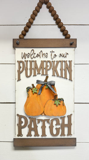 Woodshop - "Pumpkin Patch" Sign