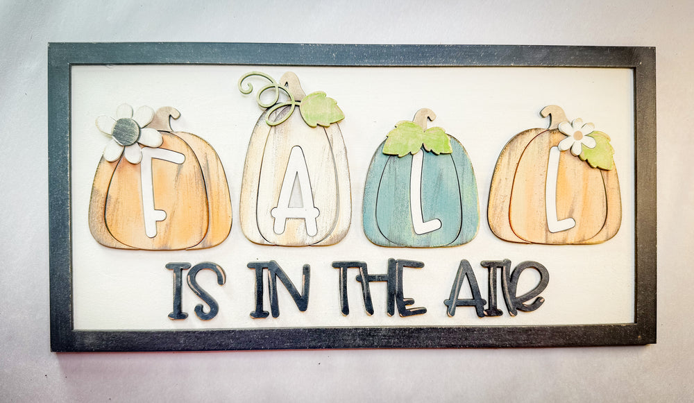Woodshop - "Fall In The Air" Sign