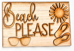 Woodshop - "Beach Please" insert