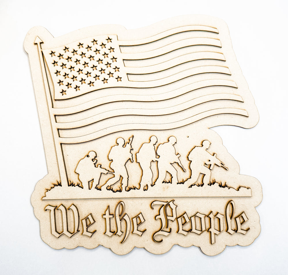 Woodshop - "We The People" Wall Decor